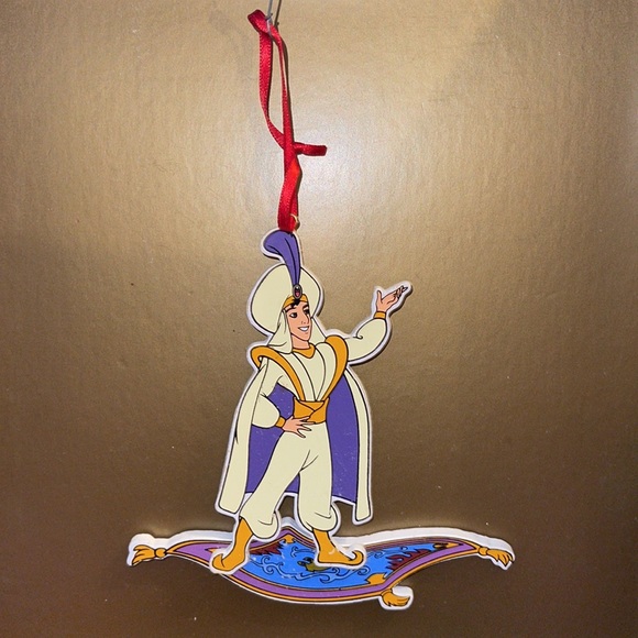 Rare Aladdin Wooden Ornament - Picture 2 of 4